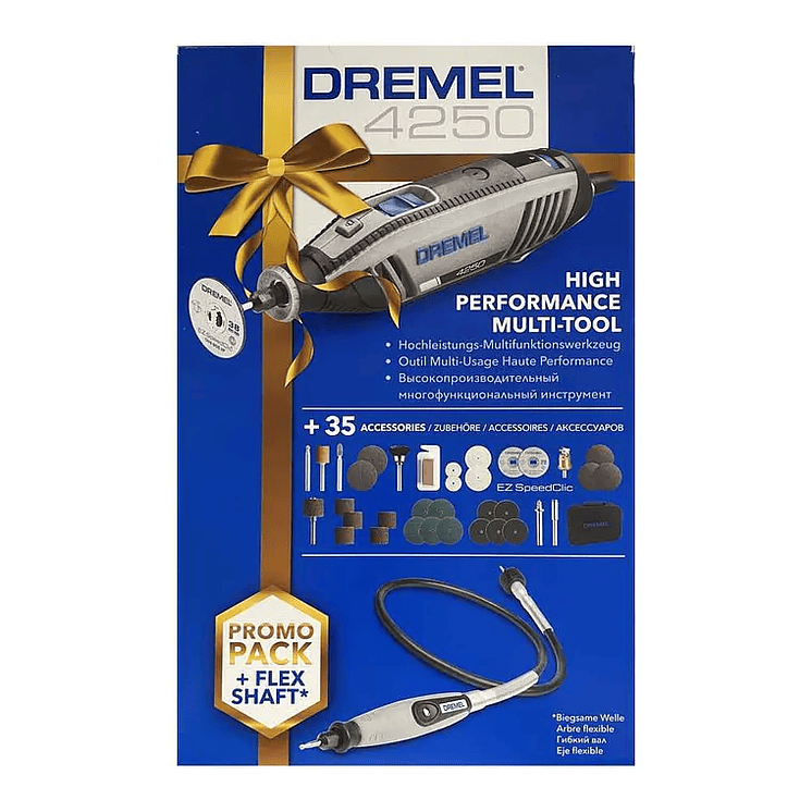 Multiherramienta DREMEL 4250 (4250-35) + 35 Accesorios + REGALO Eje Flexible 1