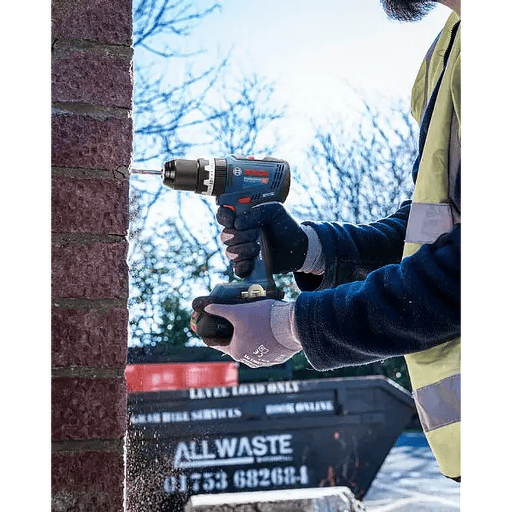 Juego de Amoladora GWS 18V-8 (125) y Taladro Percutor Atornillador GSB 18V-65 BOSCH 2