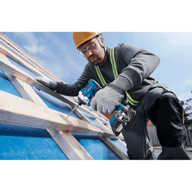 Juego de atornillador de impacto GDR 18V-215 + Taladro percutor GSB 185-LI + 2 Baterías 18V 2.0Ah BOSCH 6