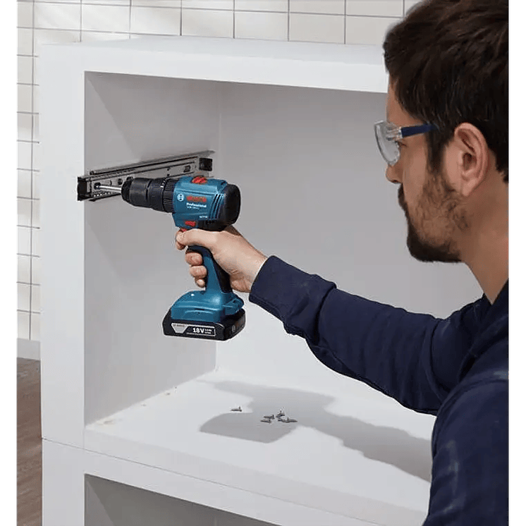 Juego de atornillador de impacto GDR 18V-215 + Taladro percutor GSB 185-LI + 2 Baterías 18V 2.0Ah BOSCH 9