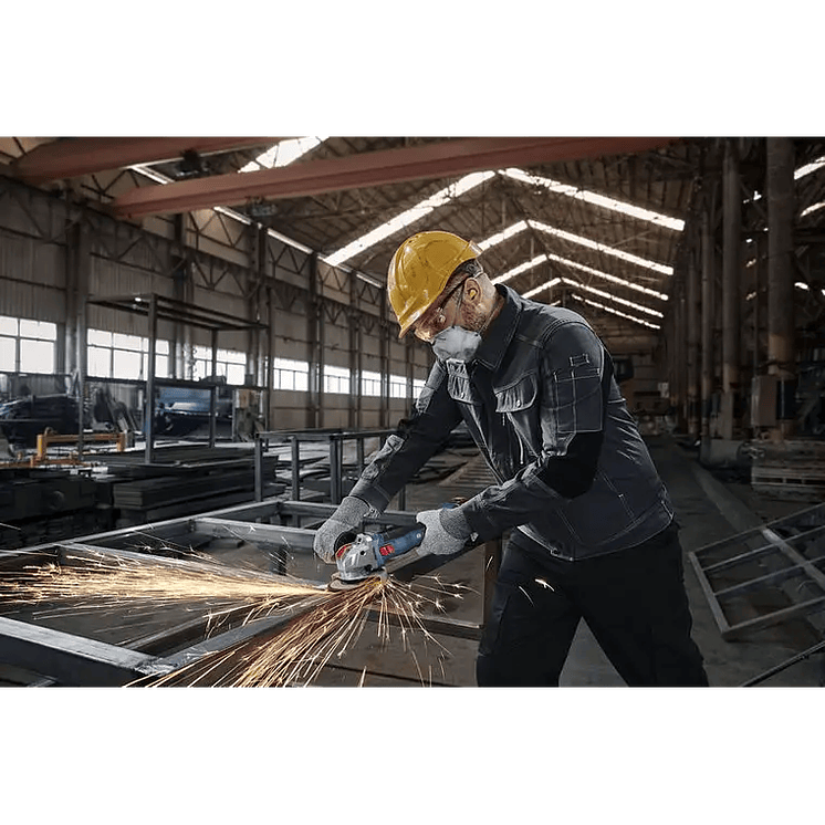 Amoladora angular a batería X-LOCK GWS 18V-8 (125) + Maletín L-BOXX BOSCH 4