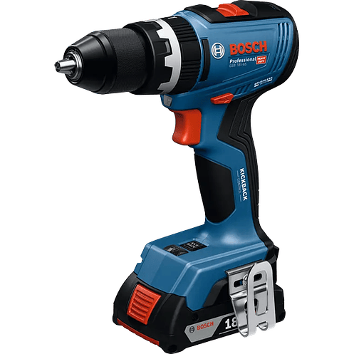 Atornillador/Taladro con percusión a batería GSB 18V-65 + 2 Baterías 18V 5.0Ah BOSCH 2