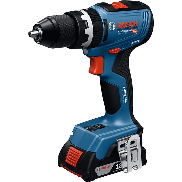 Atornillador/Taladro con percusión a batería GSB 18V-65 + 2 Baterías 18V 5.0Ah BOSCH 2