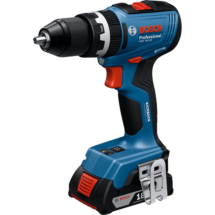 Atornillador/Taladro con percusión a batería GSB 18V-65 + 2 Baterías 18V 2.0Ah BOSCH 2