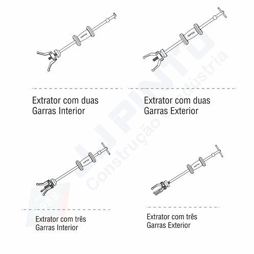 Kit Extractor Semi-Eje TOPTUL - 8 Funciones Multifunción 2