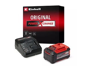 Kit Iniciación Batería 18V 5.2Ah + Cargador PXC EINHELL