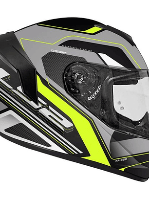 CASCO LS2 FF352 EVO DYNAMIC NEGRO AMARILLO MATE