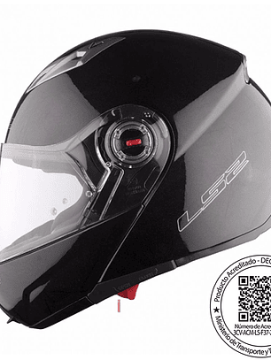 CASCO ABATIBLE LS2 FF370 EASY NEGRO
