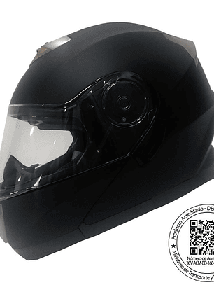 CASCO ABATIBLE GHB 160 MONO NEGRO MATE
