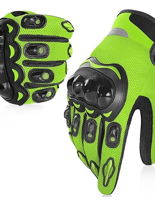 Guante de verano verde fluor