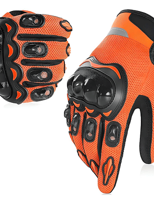 Guantes de verano naranjo Fluor