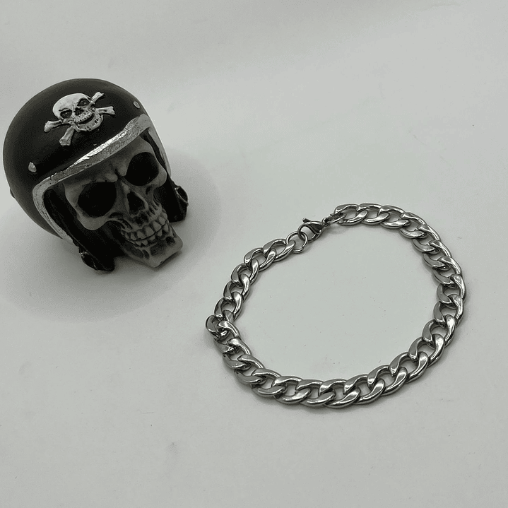Pulsera Cadena Cubana Delgada Hombre 1