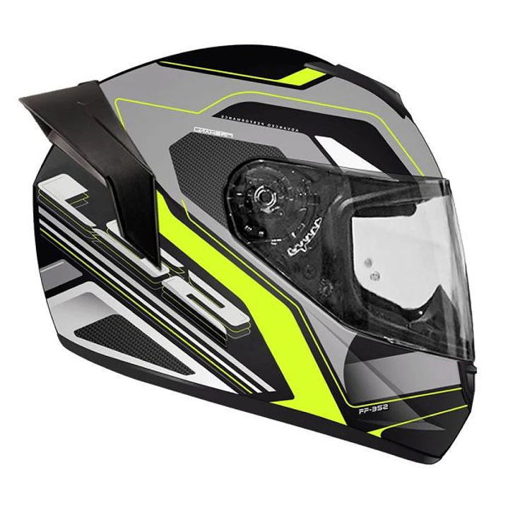CASCO LS2 FF352 EVO DYNAMIC NEGRO AMARILLO MATE 2