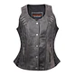 Chaleco Gray Premium Soft Goatskin HLM1038DG Mujer - Miniatura 1