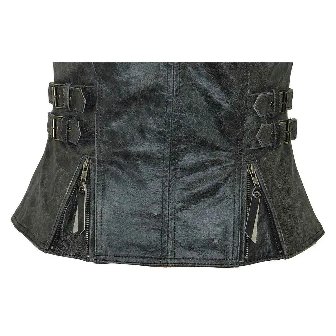 Chaleco Distressed Gray HML1037DG Mujer 3