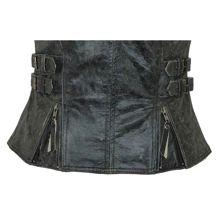 Chaleco Distressed Gray HML1037DG Mujer 3