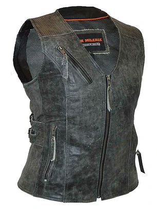 Chaleco Distressed Gray HML1037DG Mujer