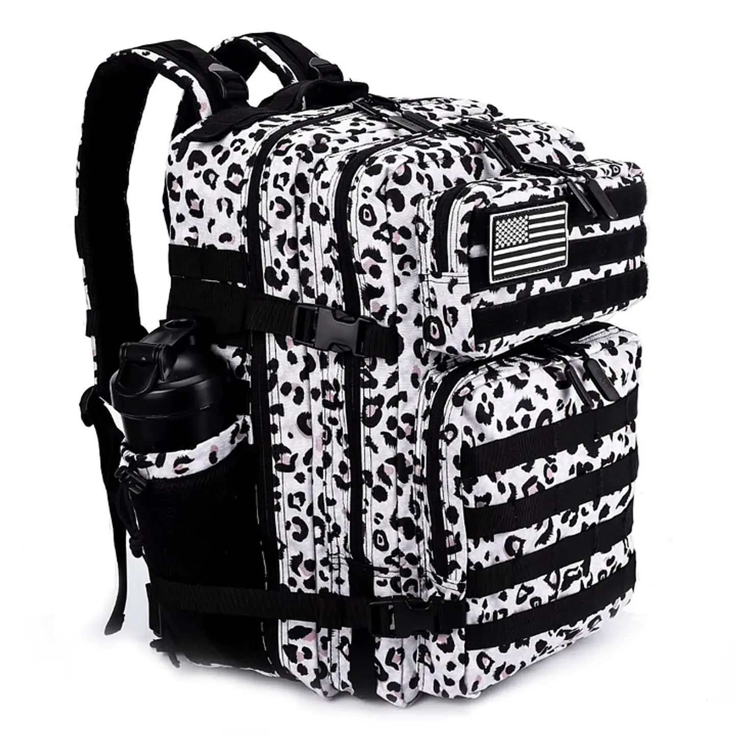 Mochila 45 Litros Animal Print Negro 3