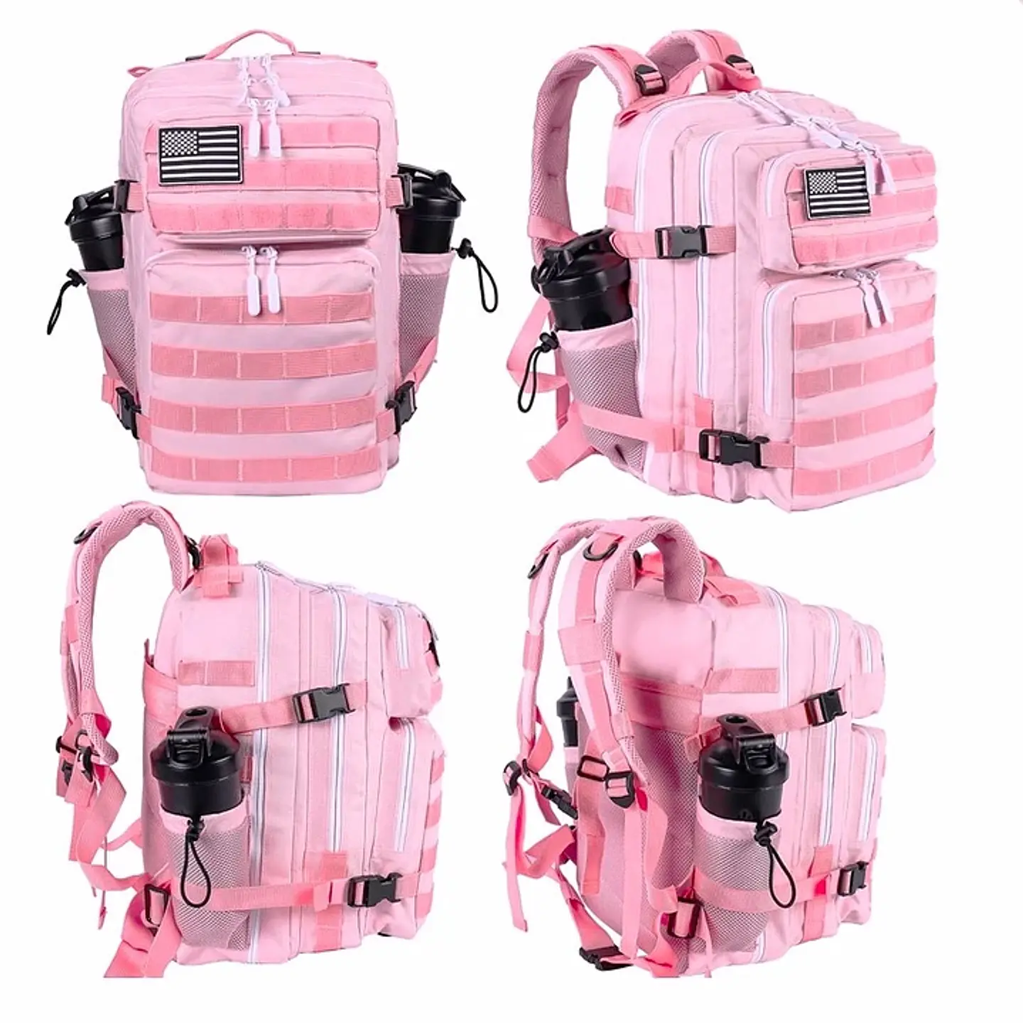 Mochila 35 Litros Táctica Rosa 3