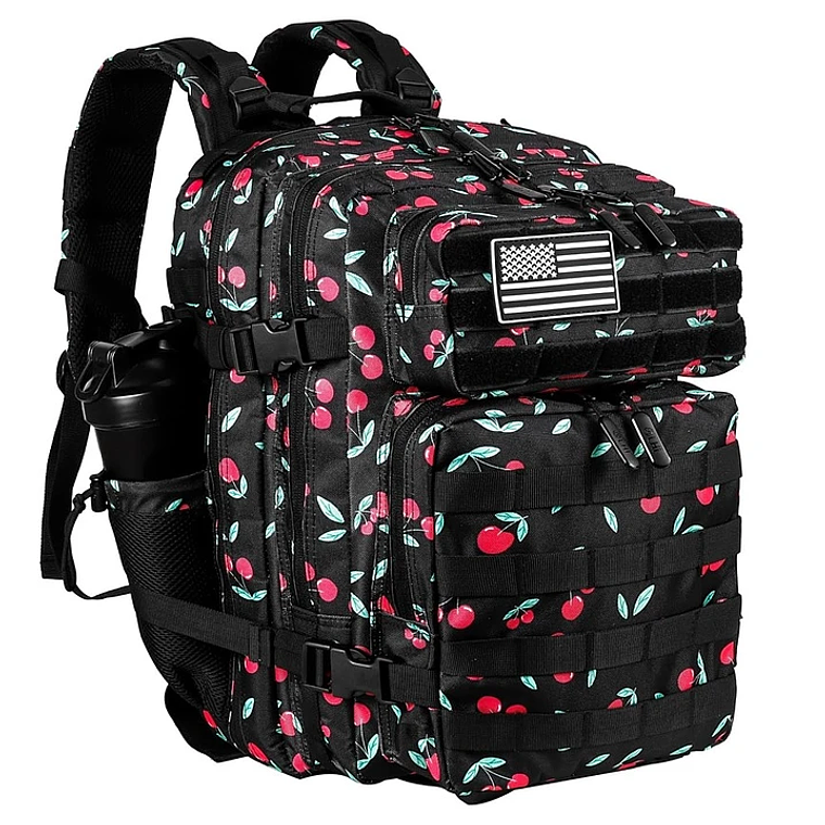 Mochila 35 Litros Táctica Negro Cherry 1