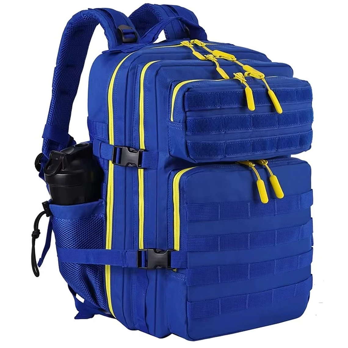 Mochila Táctica 45 Litros Azul Amarillo 1