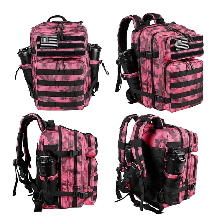Mochila Táctica 35 Litros Fucsia 1