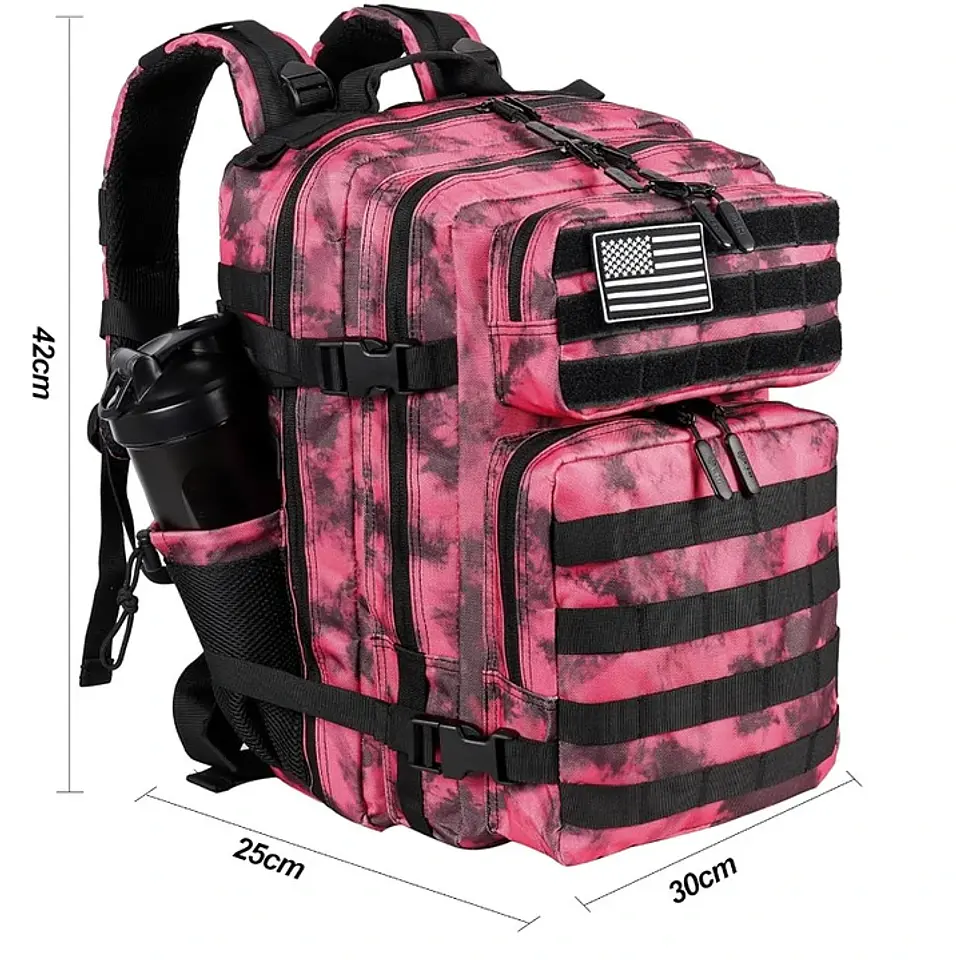 Mochila Táctica 35 Litros Fucsia 2