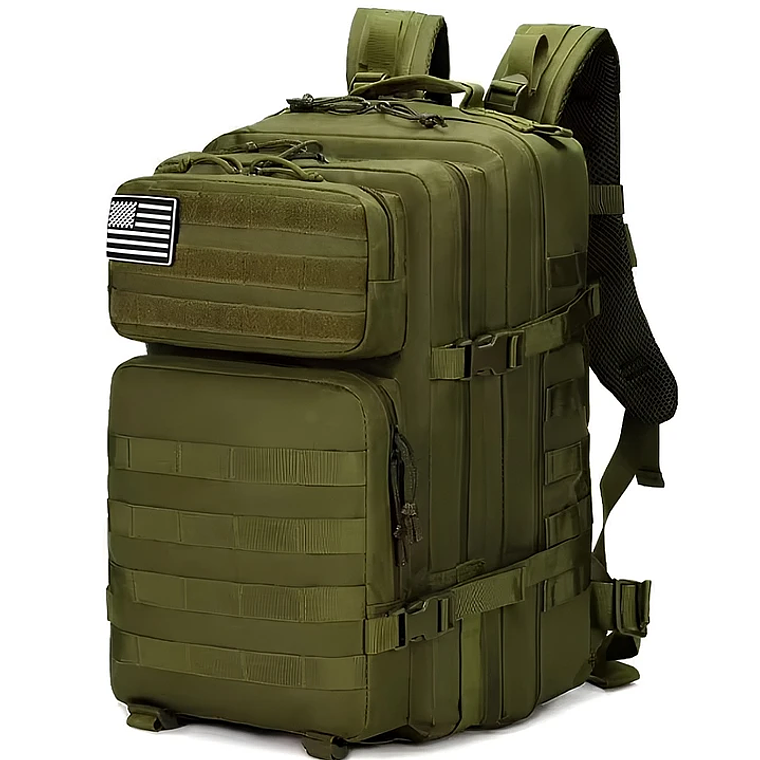 Mochila Tactica 45 Litros Verde Militar 1