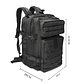 Mochila Tactica 45 Litros Negra - Miniatura 1