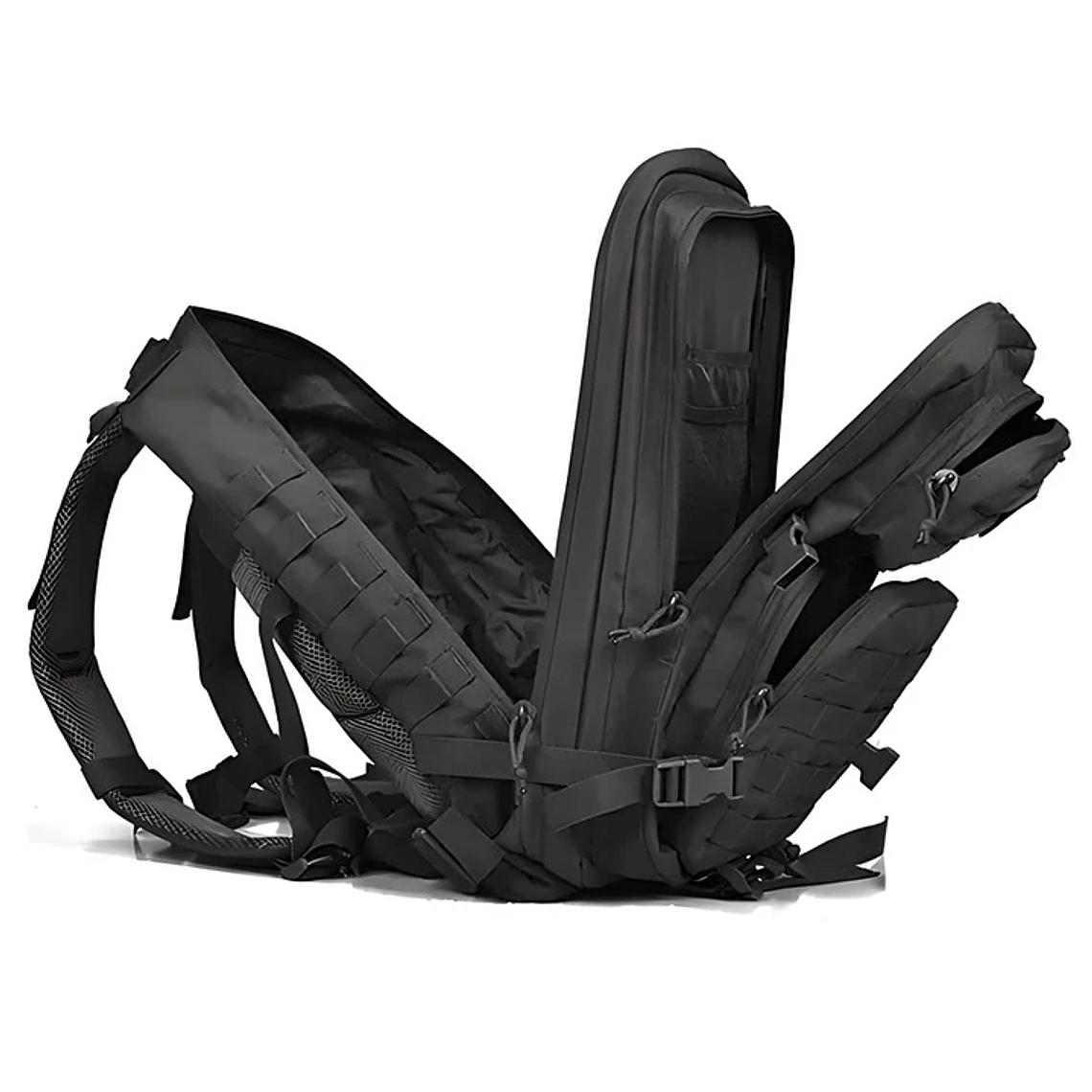 Mochila Tactica 45 Litros Negra 2