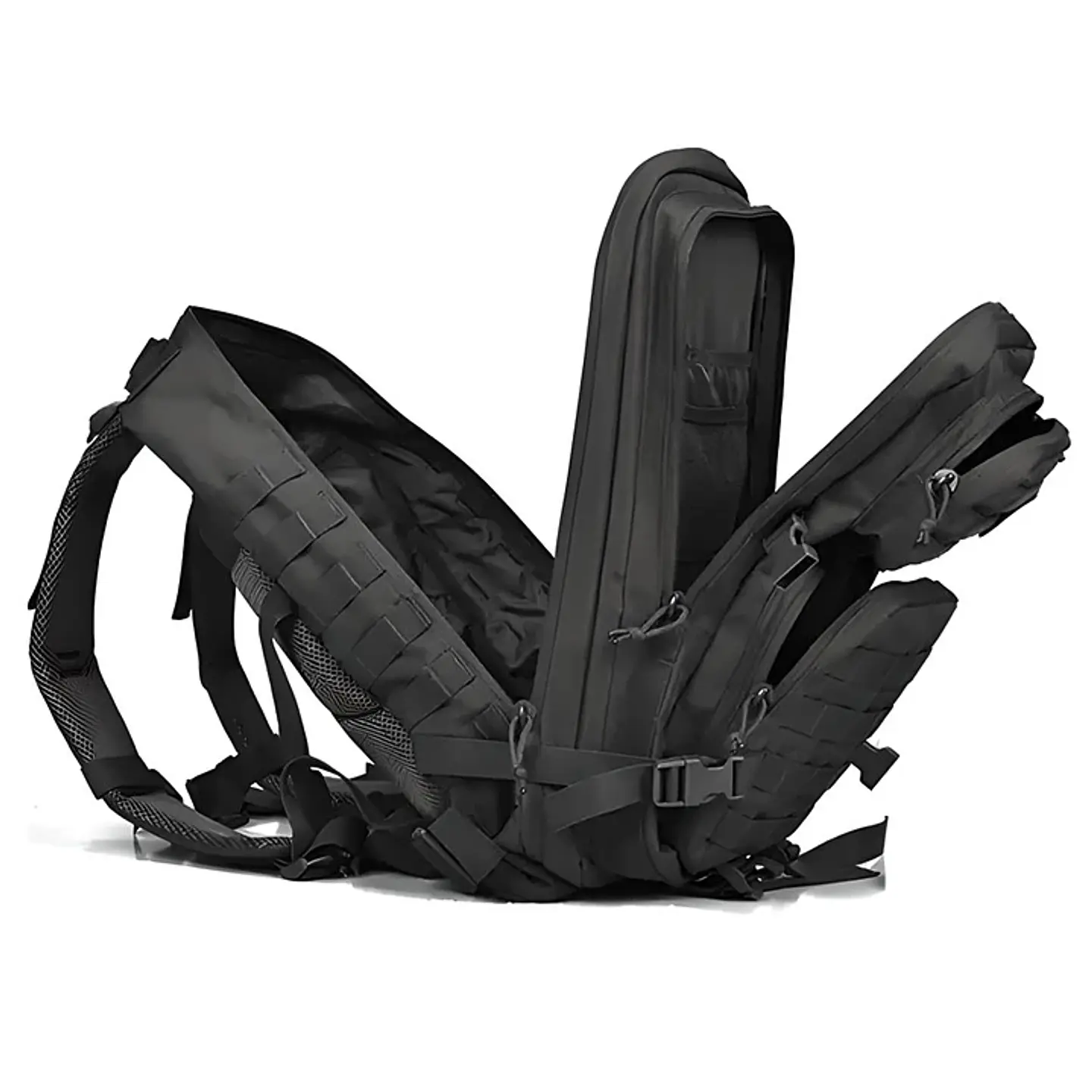 Mochila Tactica 45 Litros Negra 2