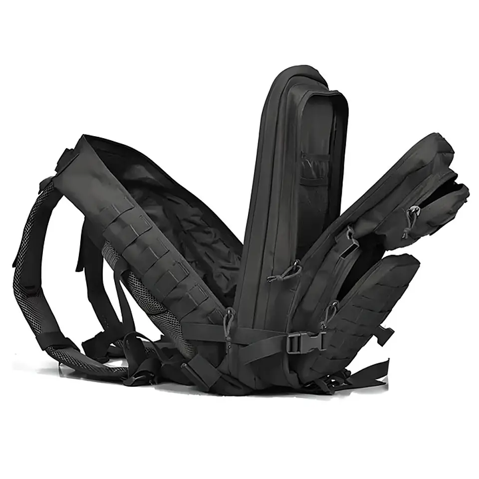 Mochila Tactica 45 Litros Negra 2