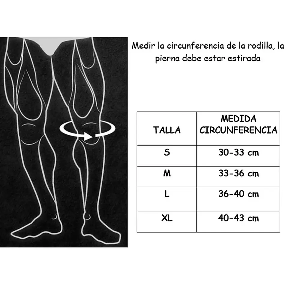 Rodillera Deportiva Compresion De Neopreno 7mm Powerlifting 2