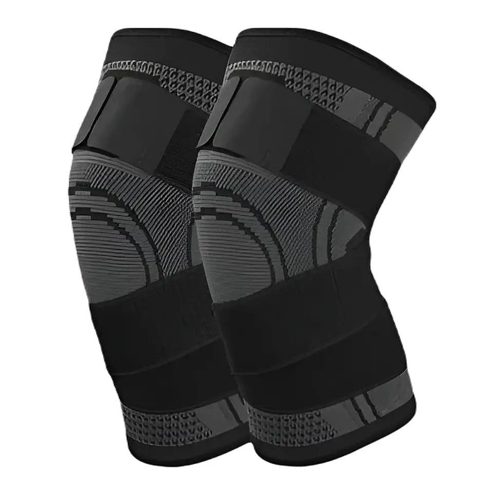Rodilleras Deportivas Compresion Con Correas Ajustables 1