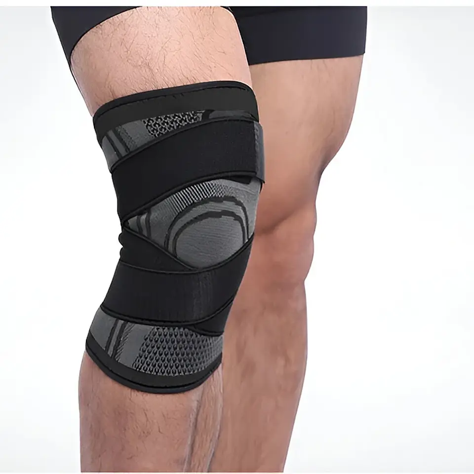 Rodilleras Deportivas Compresion Con Correas Ajustables 3