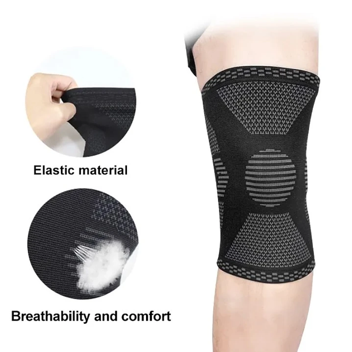 Rodilleras Deportivas Elastica Compresion Proteccion 4