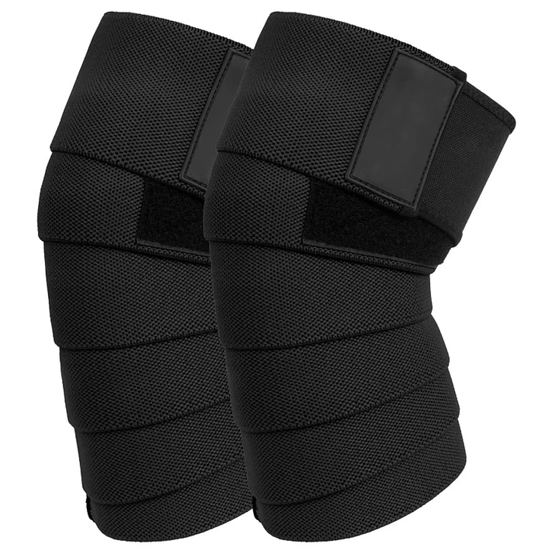Rodilleras Deportivas De Compresión Para Levantamientos y Powerlifting Negra 1