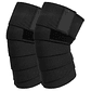 Rodilleras Deportivas De Compresión Para Levantamientos y Powerlifting Negra - Miniatura 1