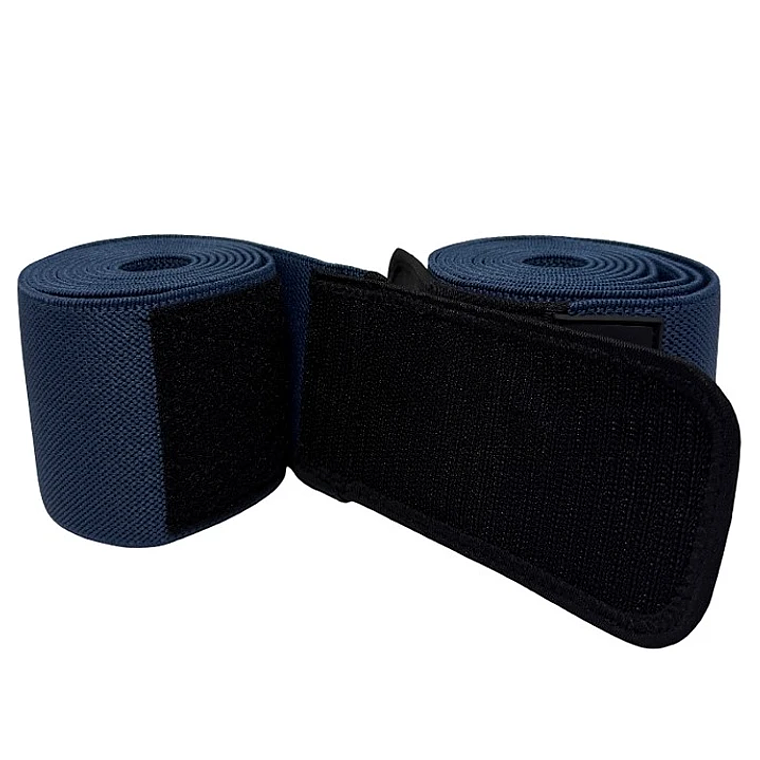 Rodilleras Deportivas De Compresión Para Levantamientos y Powerlifting Azul 3