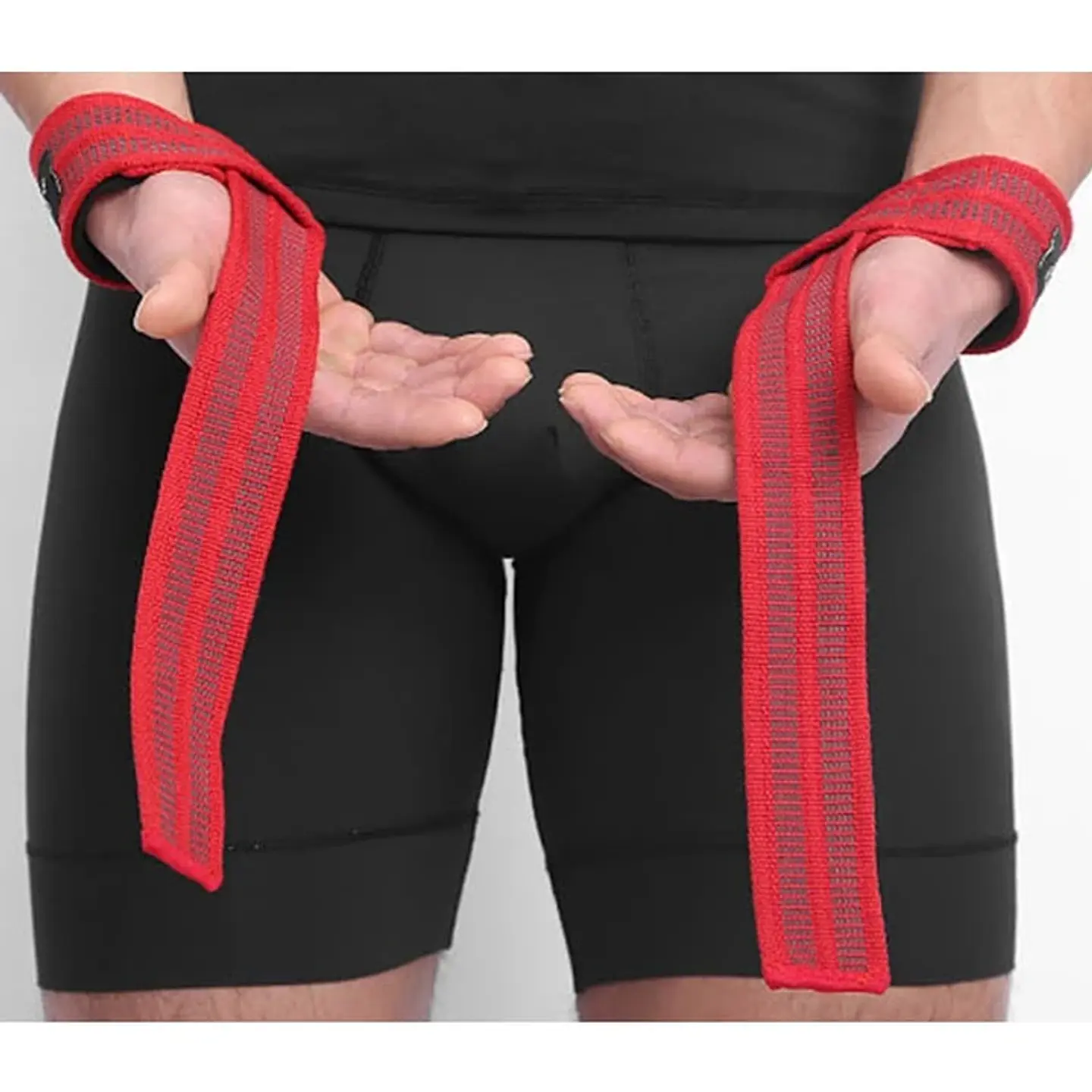 Straps Correas Para Levantamientos De Pesas Gym Rojo 3