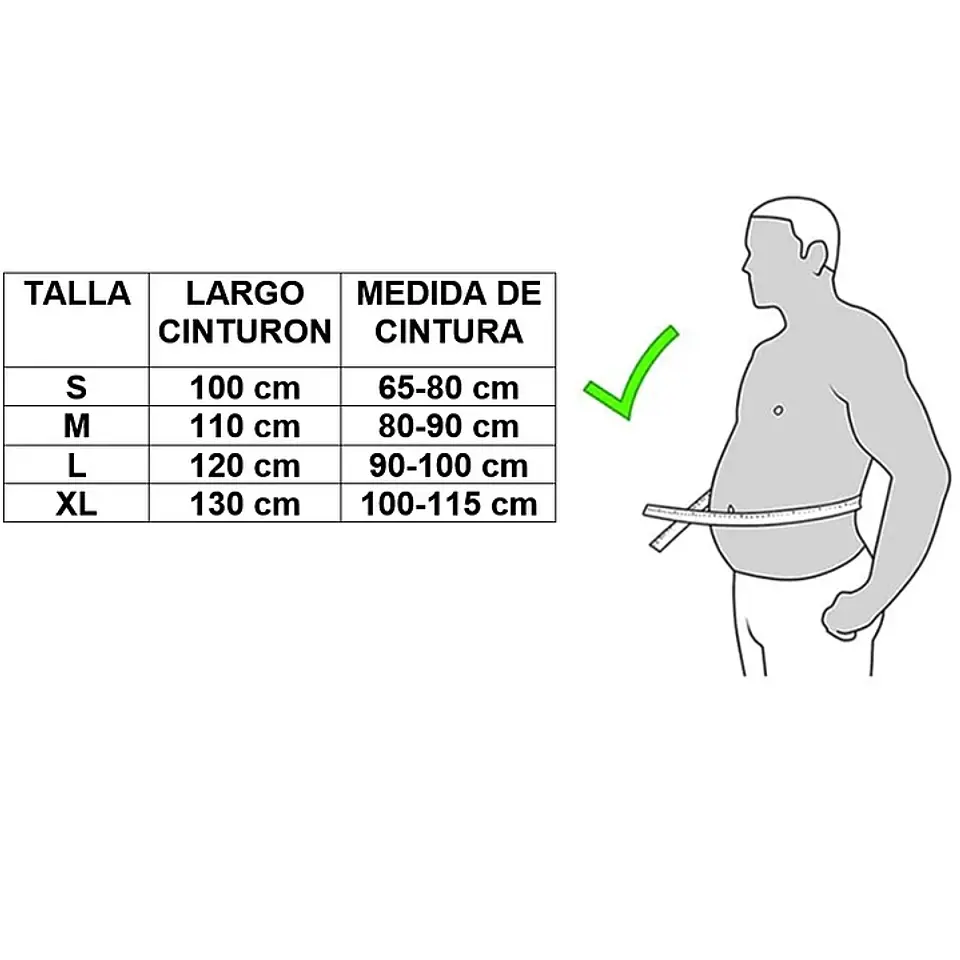 Cinturon Lumbar Para Levantamiento Pesas Gym 4
