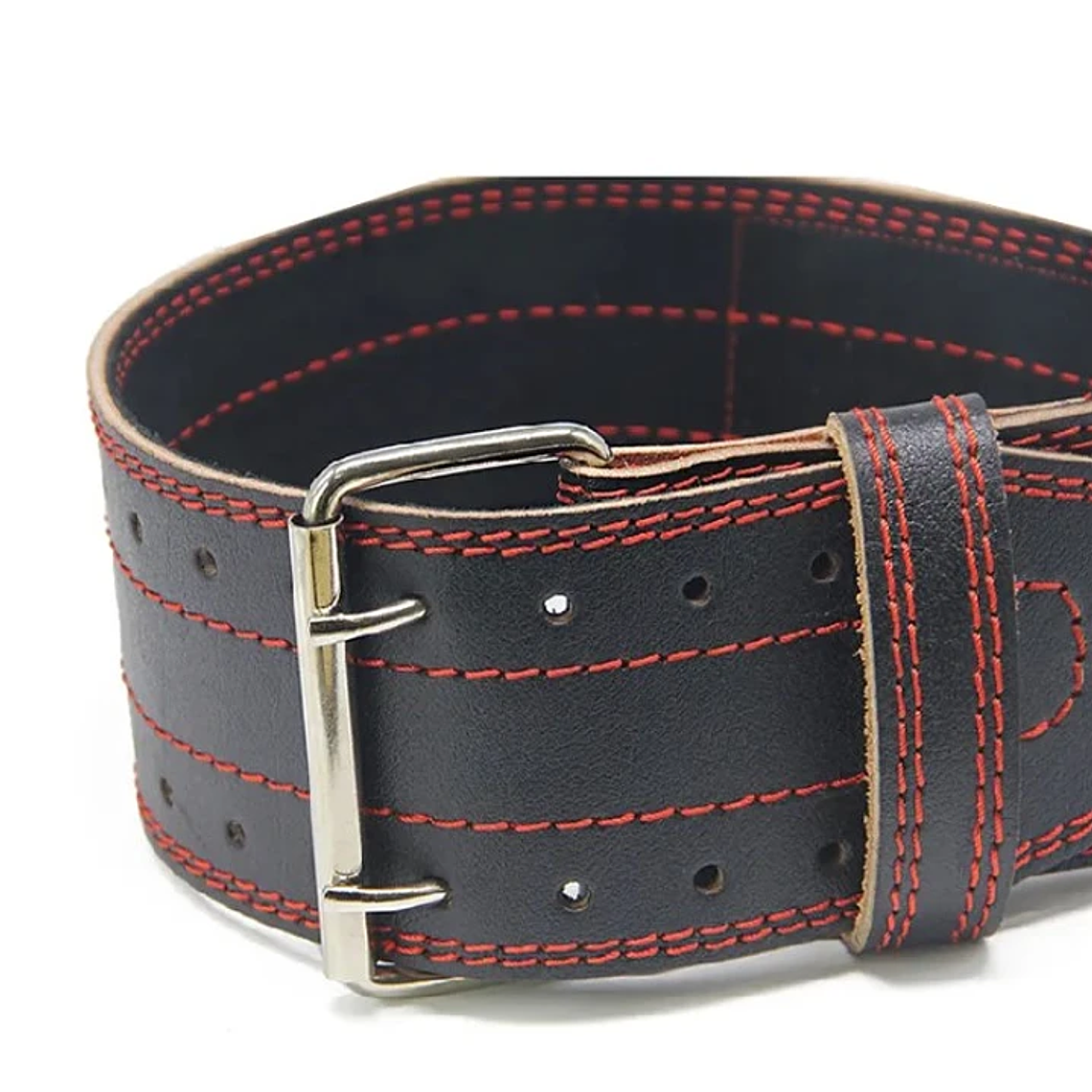 Cinturón Para Levantar Pesas Soporte Lumbar Cuero 1