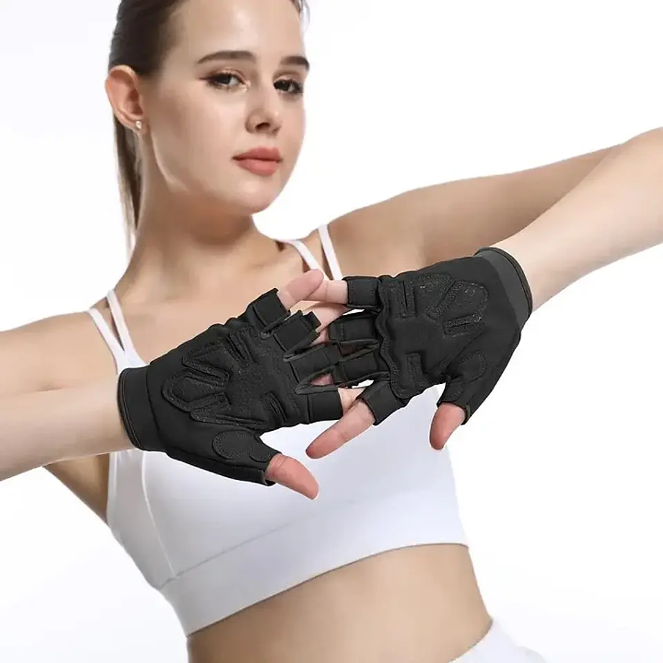 Guantes Para Pesas Gimnasio Mujer Entrenamiento Deportivo Fitness 3