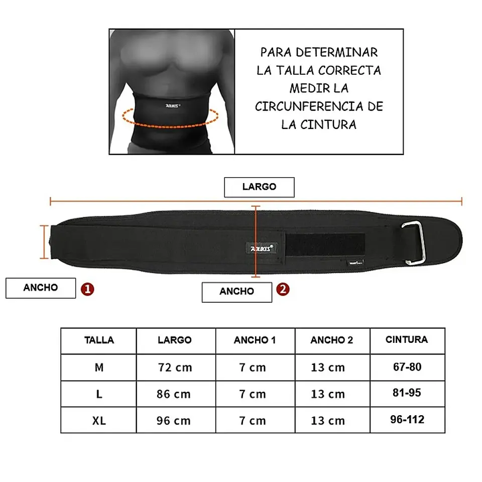 Cinturon Para Levantamiento Pesas Crossfit 3
