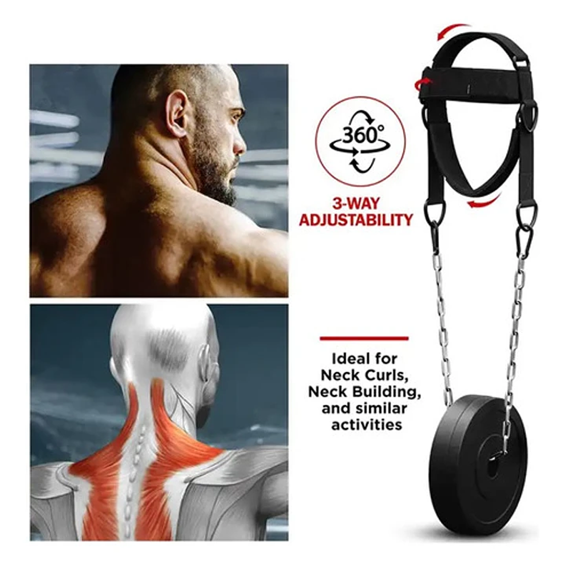 Arnes Para Entrenamiento De Cuello Boxeo MMA Gym 3