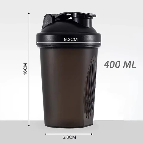 Shaker Vaso Mezclador De Proteina Botella Gym 400ml