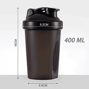 Shaker Vaso Mezclador De Proteina Botella Gym 400ml