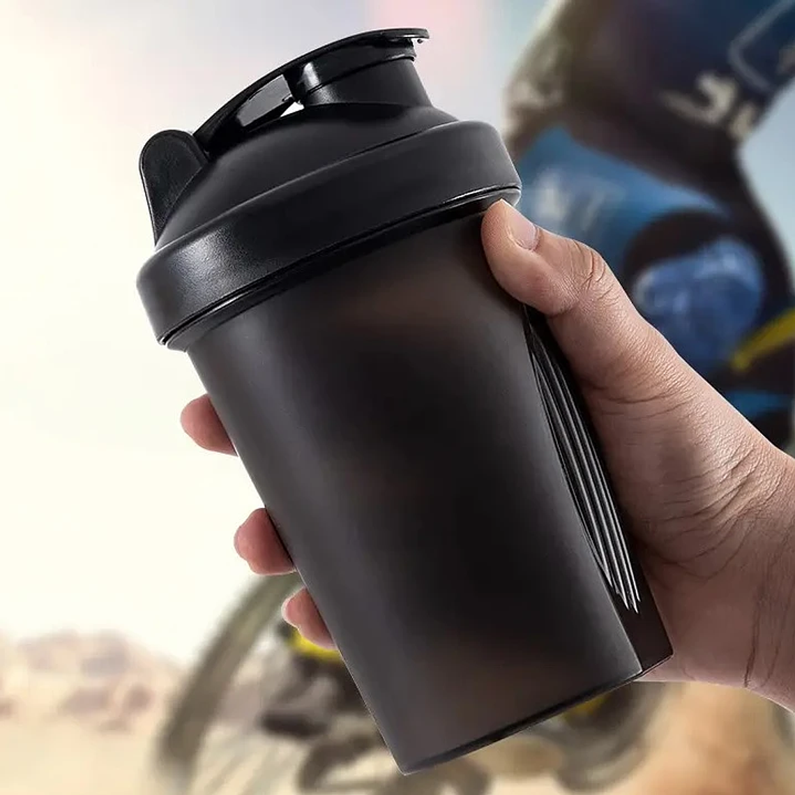 Shaker Vaso Mezclador De Proteina Botella Gym 400ml 3