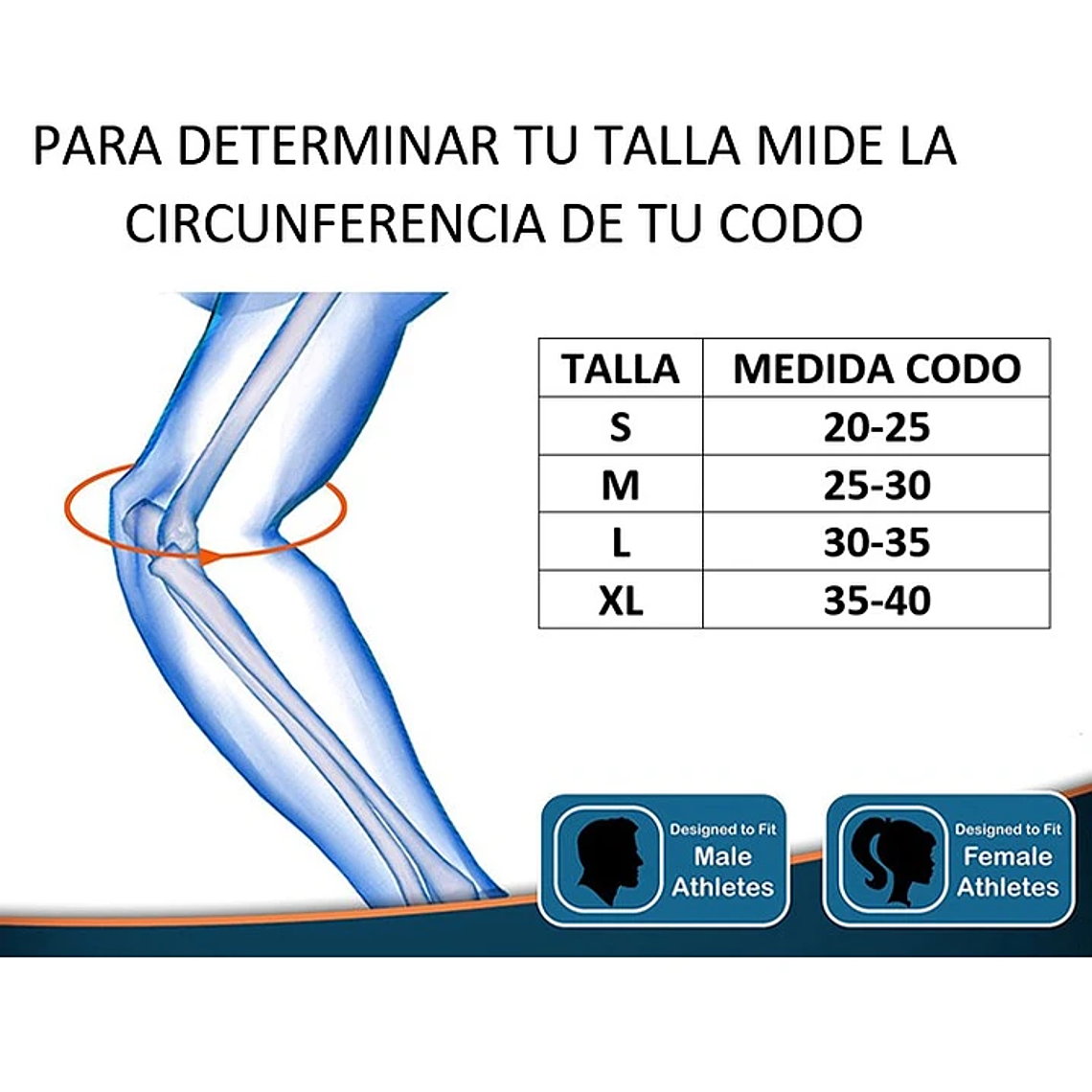 Coderas Deportivas De Compresion Elasticada X2 4