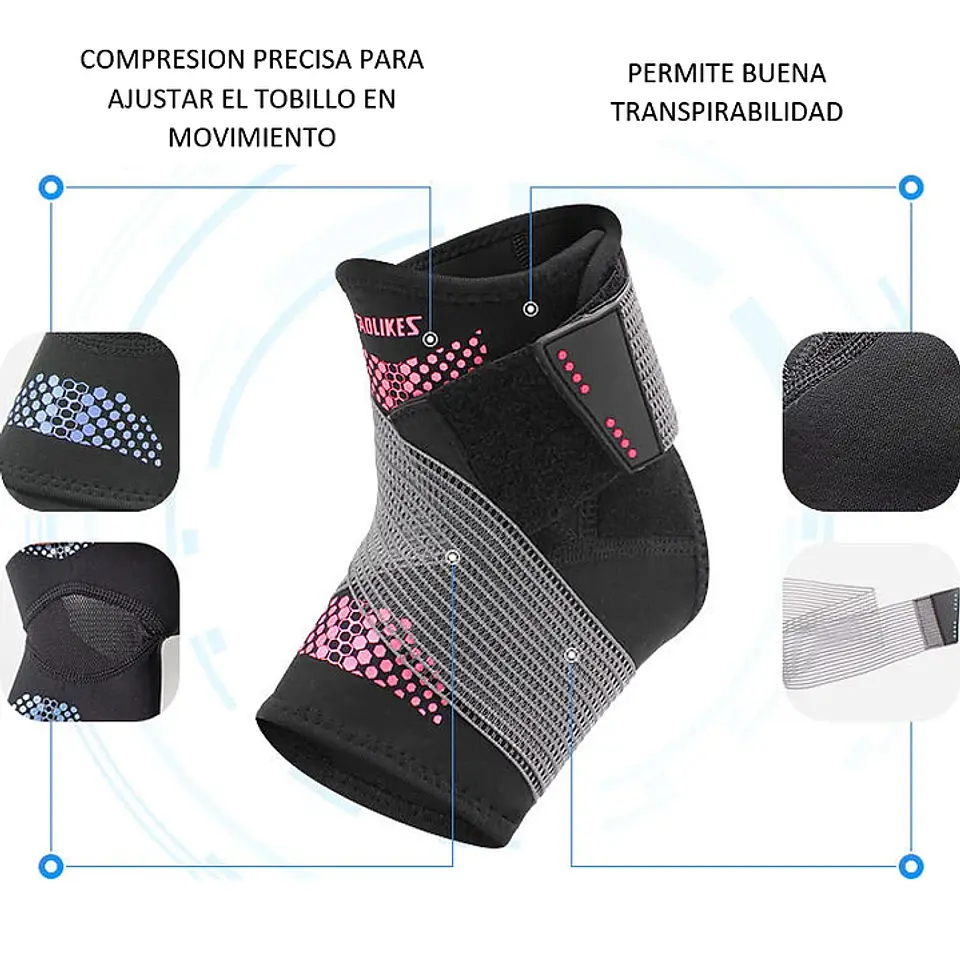 Tobilleras Deportivas Soporte Tobillo Ajustables 6